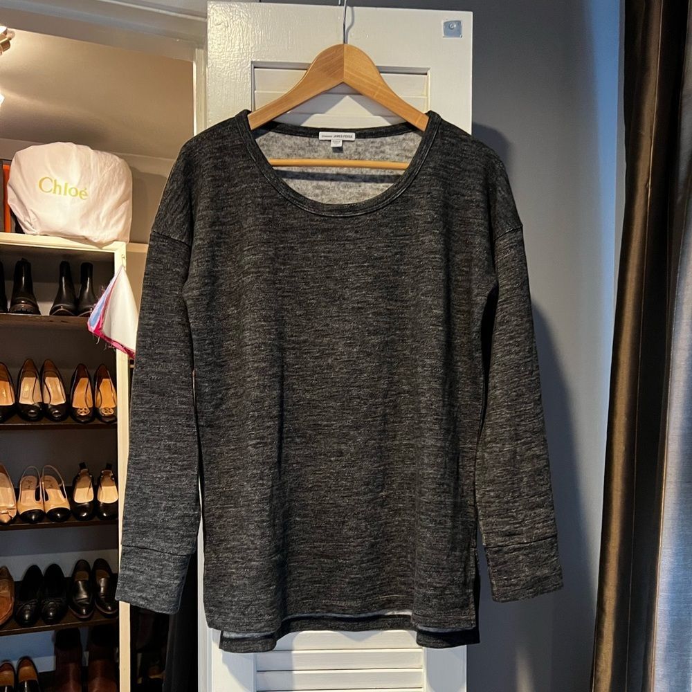 James Perse Luxe Knit Sweatshirt